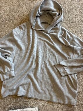 ZARA RIBBED HOODIE